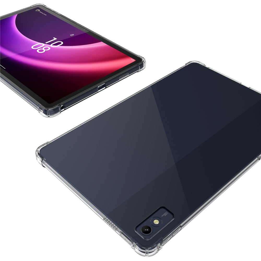 For Lenovo Tab M10 5G TPU Tablet Case Transparent Cover Reinforced Corners Anti-drop Shell