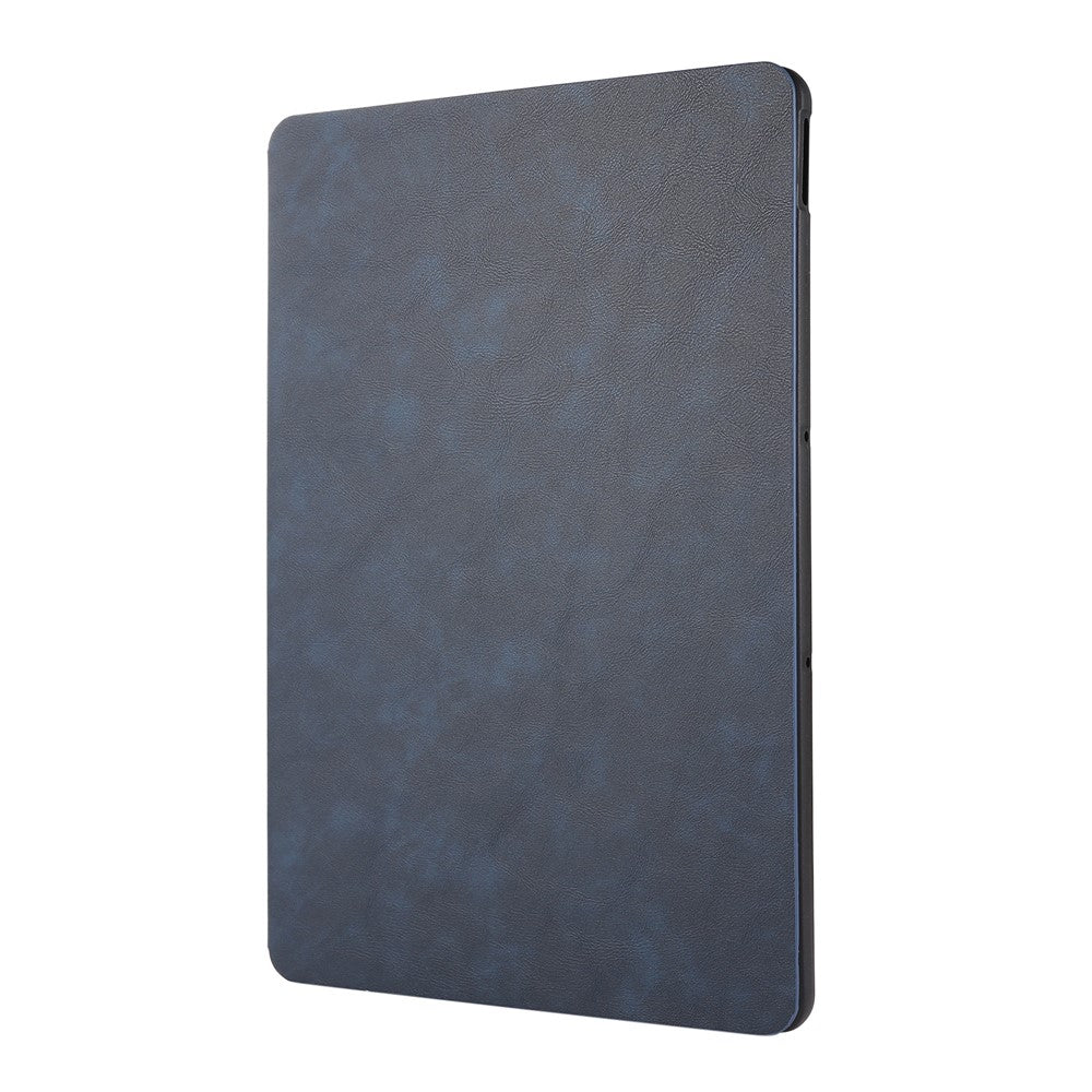 For Lenovo Xiaoxin Pad Pro 12.7 inch Case Shockproof PU Leather Flip Tablet Cover with Stand - Blue