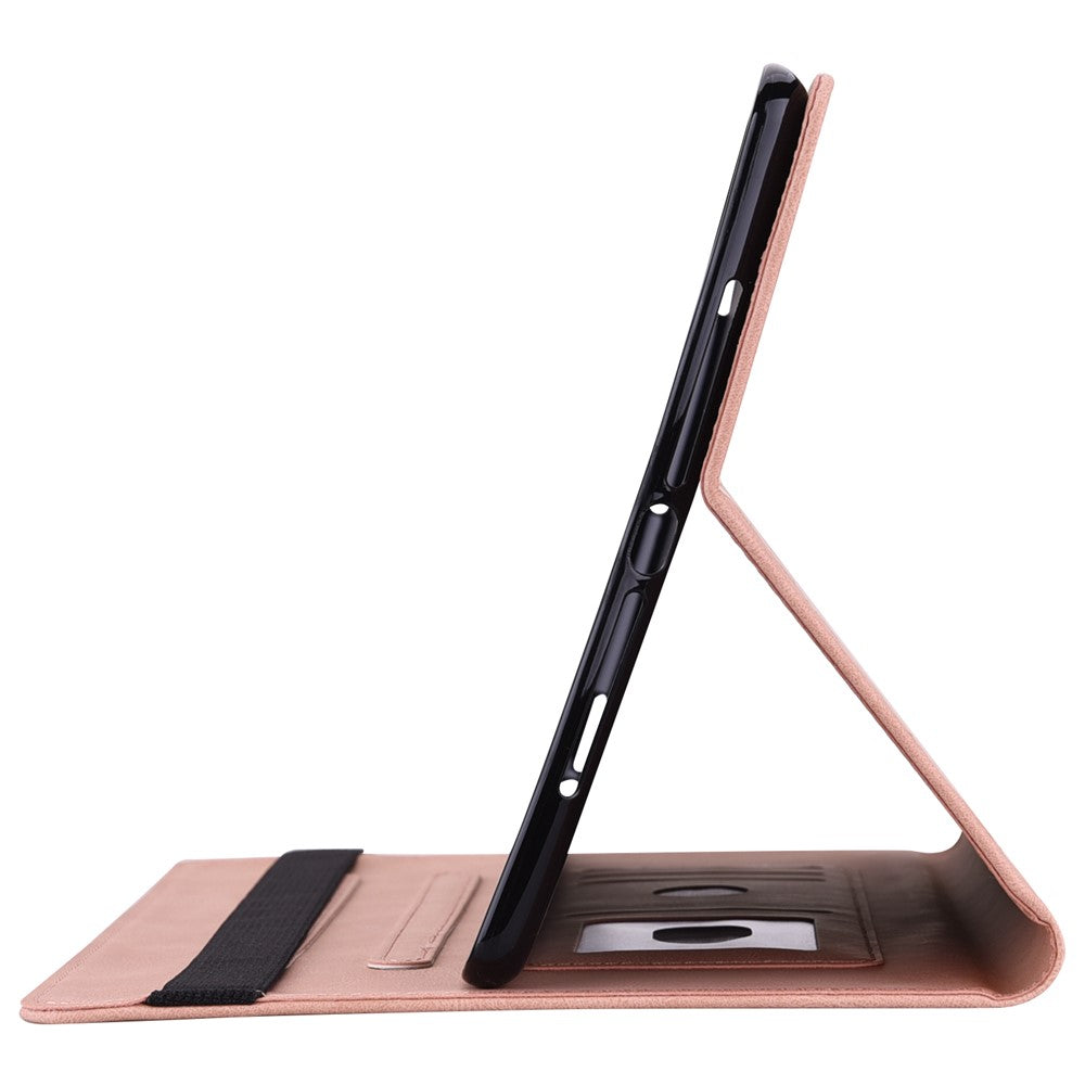 For Lenovo Legion Y700 (2023) / Tab Gen 2 Case PU Leather Imprinted Card Holder Stand Tablet Cover - Pink