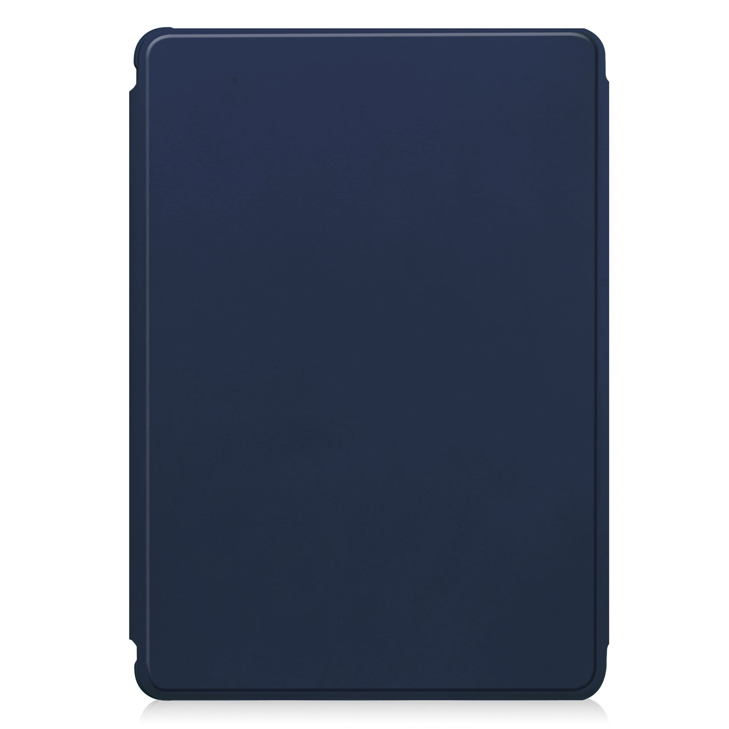 For Samsung Galaxy Tab S9 FE Case Leather+Acrylic Stand Tablet Cover (without Keyboard) - Dark Blue
