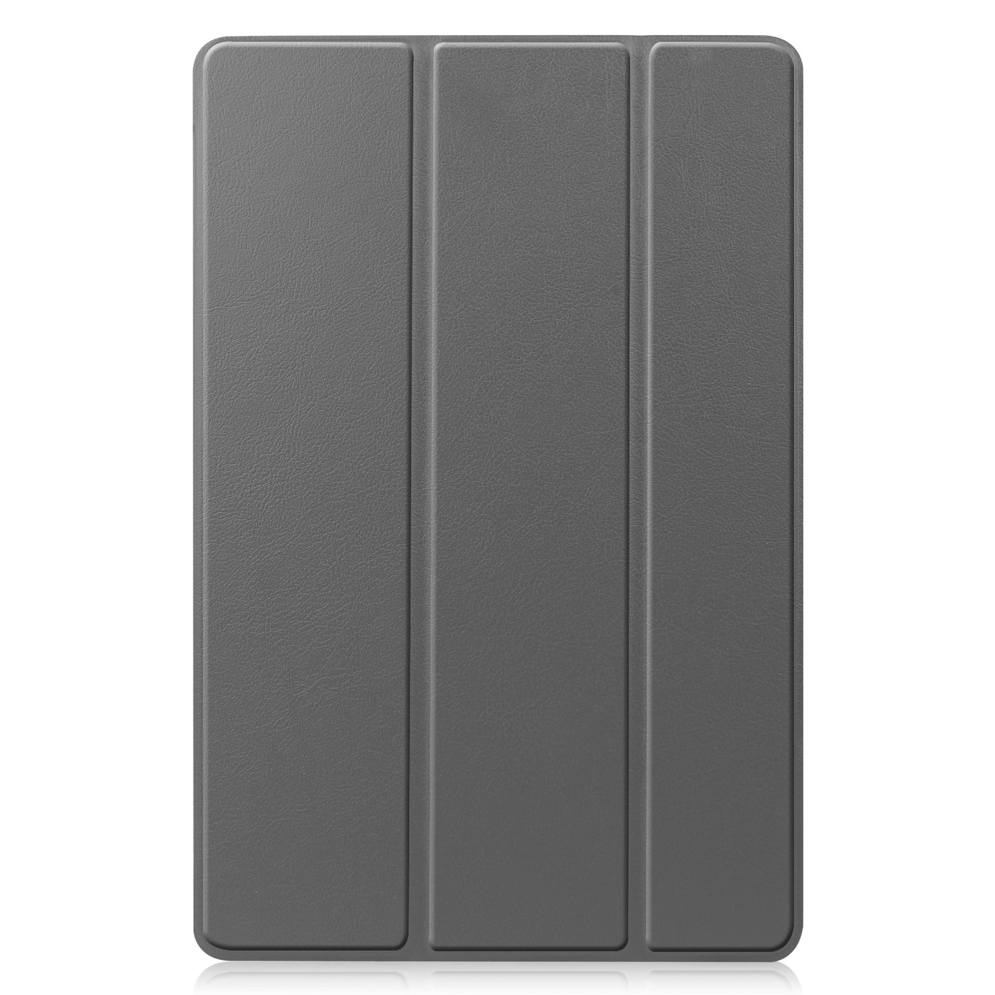 For Samsung Galaxy Tab S9 FE Case Tri-fold Stand PU Leather Tablet Cover - Grey