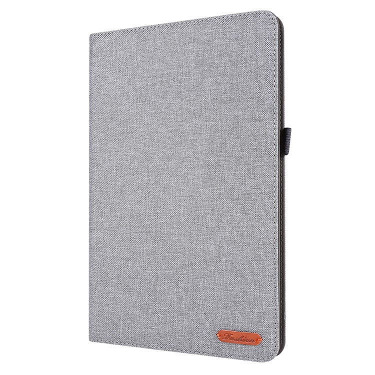 For Samsung Galaxy Tab S9 Ultra Case Cloth Texture Card Holder Tablet Stand Cover - Grey