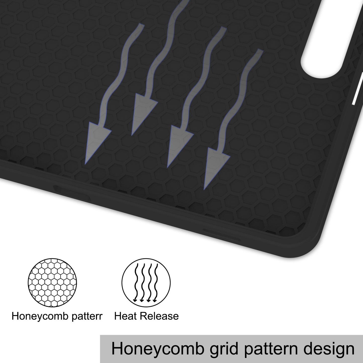 For Samsung Galaxy Tab S9 FE+ / Tab S9+ Case PU Leather+TPU Auto Sleep / Wake Tablet Cover with Pencil Holder - Black