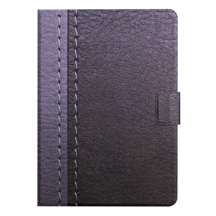 For Samsung Galaxy Tab A9 Pattern Folio Case Smart PU Leather Tablet Cover - Grey