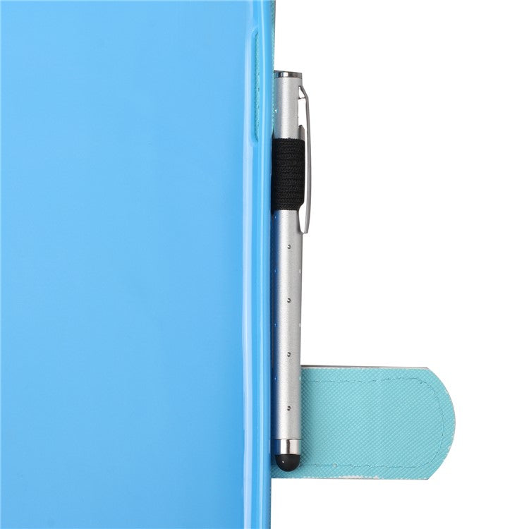 For Samsung Galaxy Tab A9+ Case Card Holder Tablet Stand Cover - Sunflower