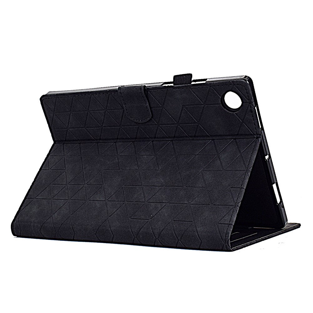 For Lenovo Tab M10 Plus (3rd Gen) Case Card Slots Tablet Leather Cover - Black