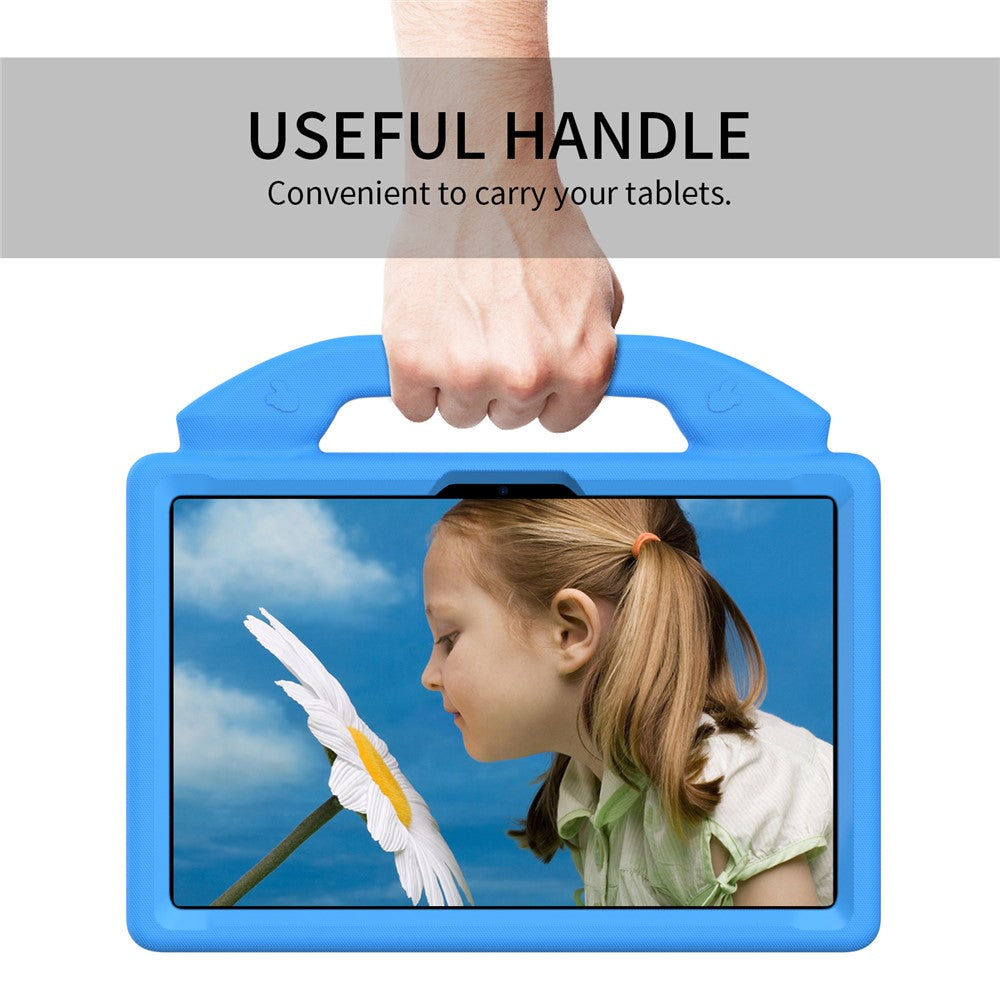 For Lenovo Tab P11 Pro Gen 2 EVA Case Thumbs Up Integrated Kickstand Tablet Cover - Blue