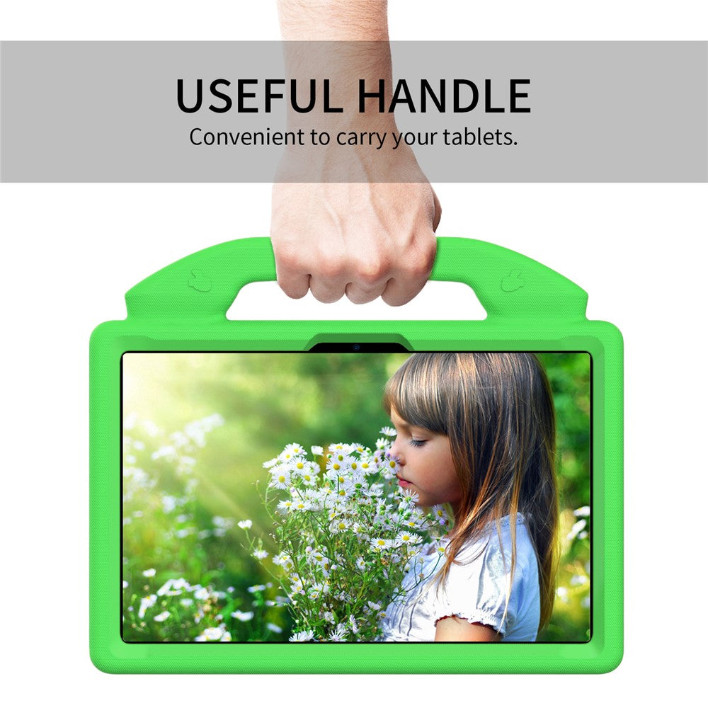 For Lenovo Tab P11 Pro Gen 2 EVA Case Thumbs Up Integrated Kickstand Tablet Cover - Green