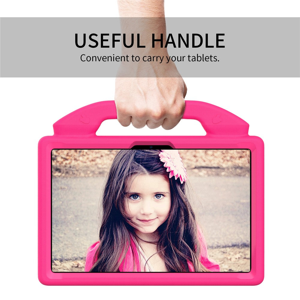 For Lenovo Tab P11 Pro Gen 2 EVA Case Thumbs Up Integrated Kickstand Tablet Cover - Rose