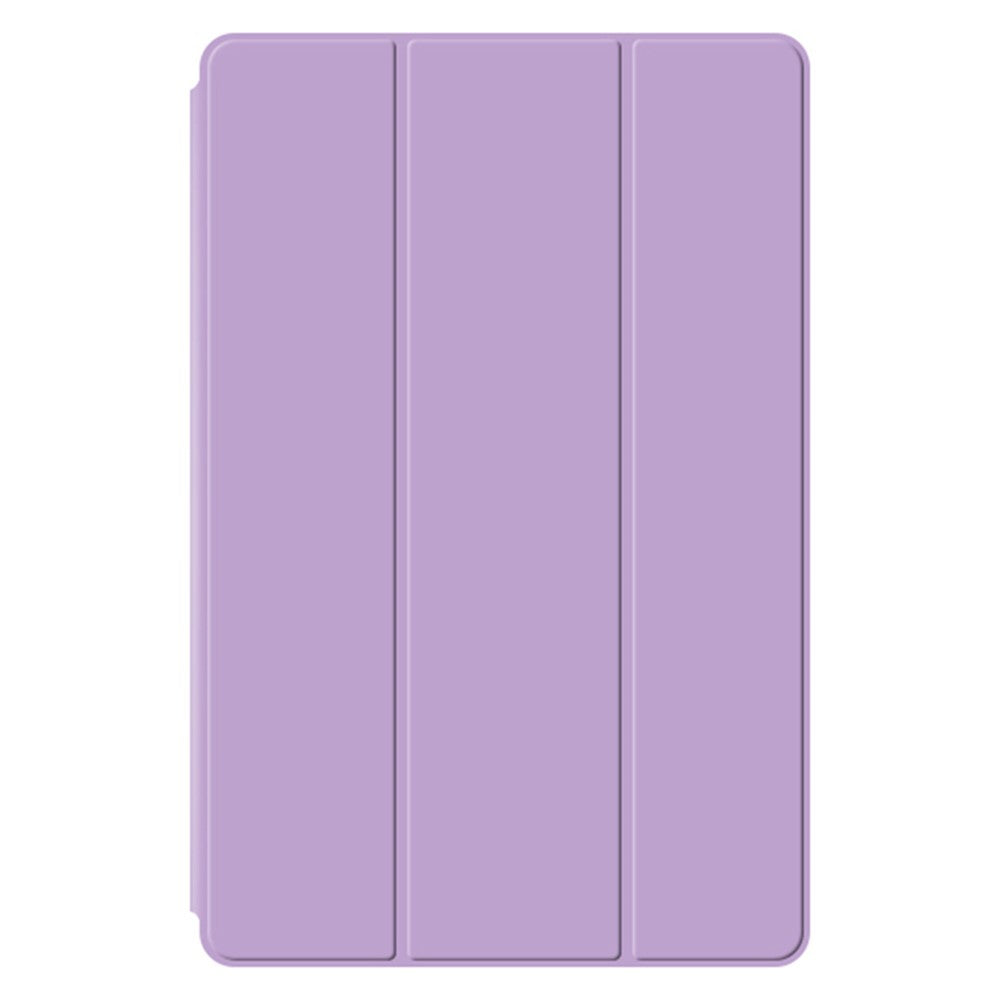 For Lenovo Tab M11 / Xiaoxin Pad 11 2024 Case PU Leather+TPU Anti-scratch Trifold Stand Tablet Cover - Purple