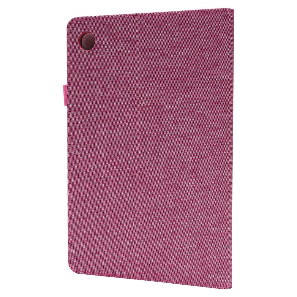 For Lenovo Tab M10 (Gen 3) Leather Case Business Folio Stand Tablet Cover with Card Slot - Pink