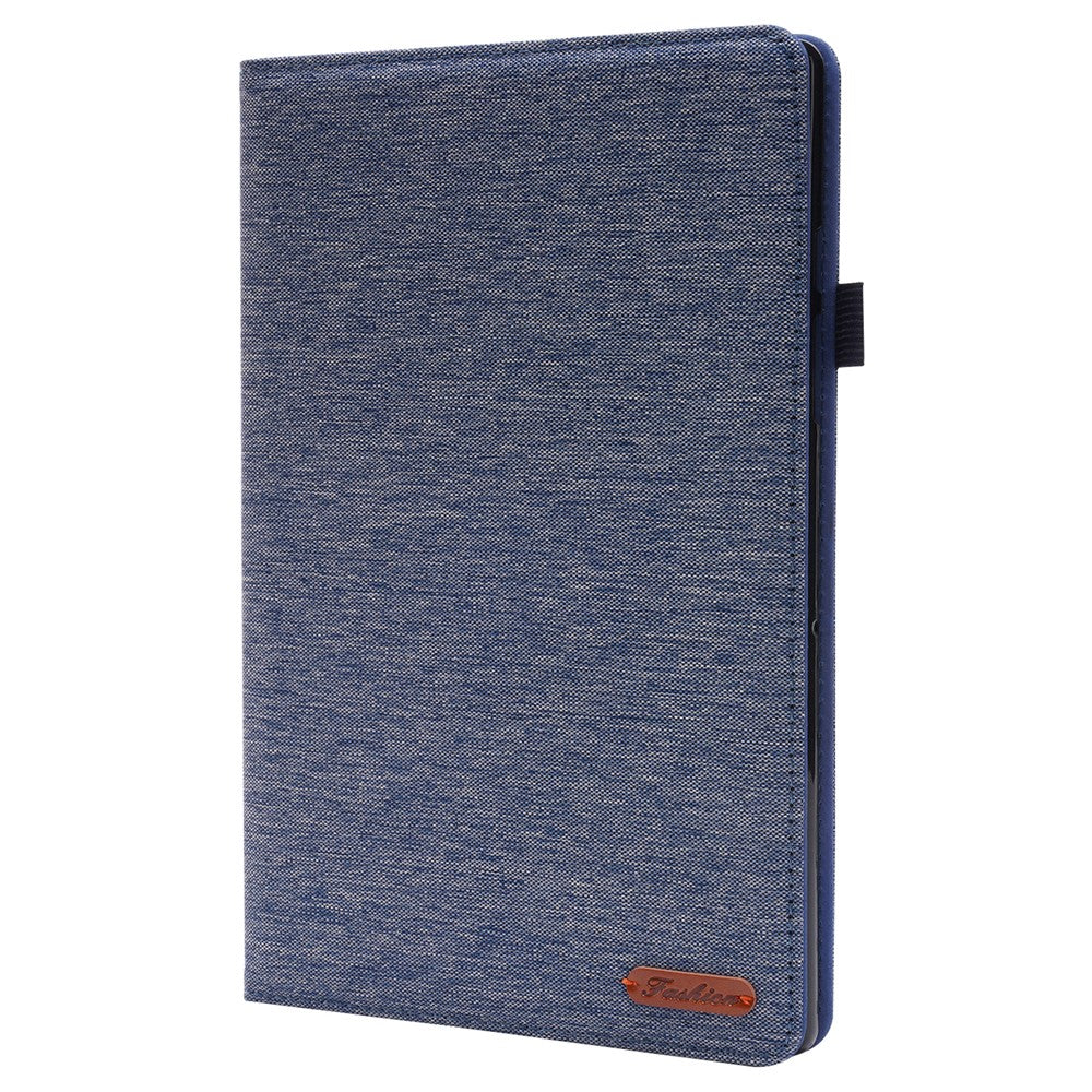 For Lenovo Tab M10 (Gen 3) Leather Case Business Folio Stand Tablet Cover with Card Slot - Blue