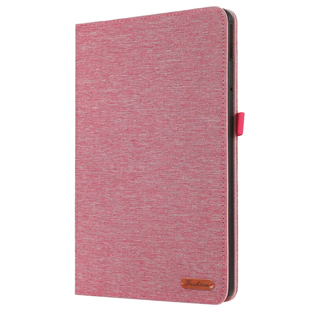 For Lenovo Tab M11 / Xiaoxin Pad 11 2024 Case PU Leather Card Holder Tablet Stand Cover - Pink