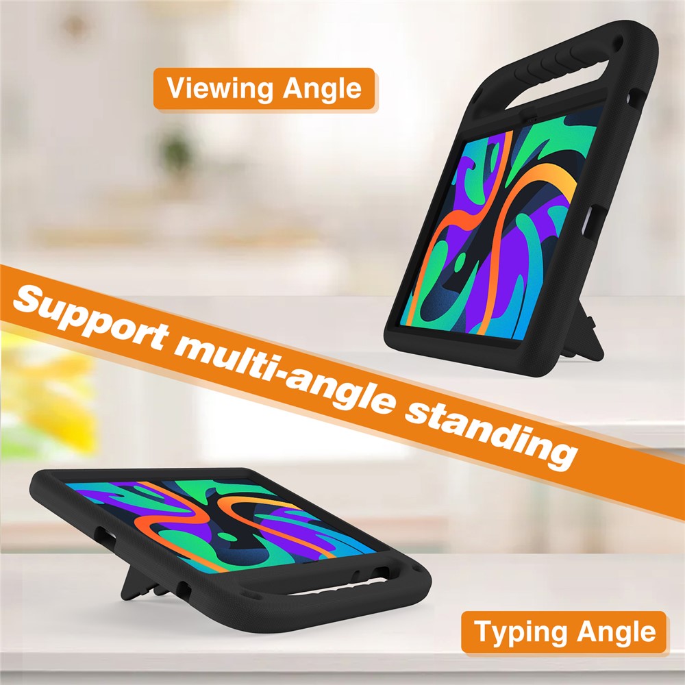 For Lenovo Tab M11 / Xiaoxin Pad 11 2024 Case EVA Handle Kickstand Tablet Cover - Black