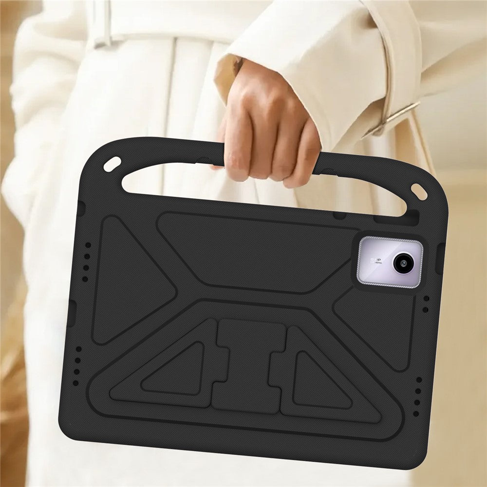 For Lenovo Tab M11 / Xiaoxin Pad 11 2024 Case EVA Handle Kickstand Tablet Cover - Black