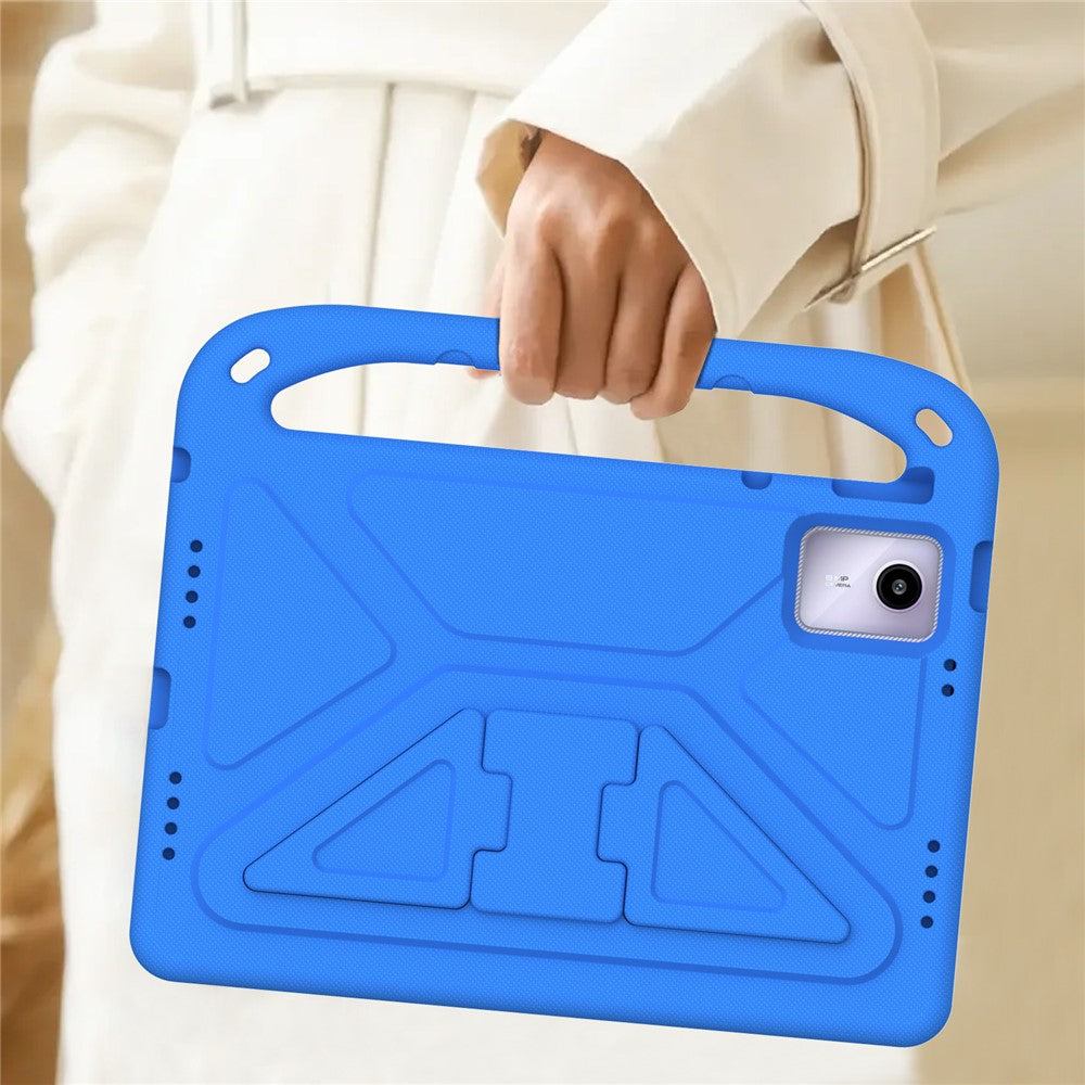 For Lenovo Tab M11 / Xiaoxin Pad 11 2024 Case EVA Handle Kickstand Tablet Cover - Blue