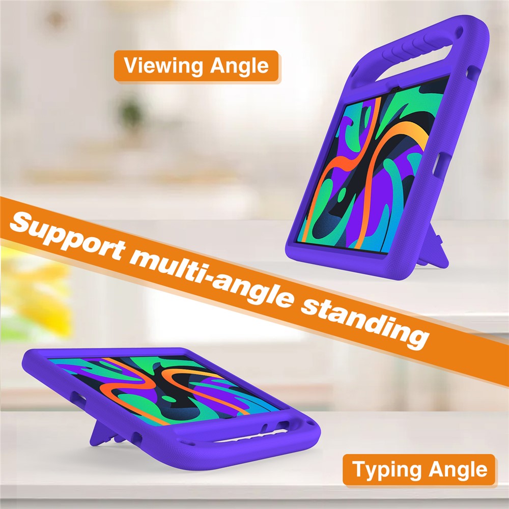 For Lenovo Tab M11 / Xiaoxin Pad 11 2024 Case EVA Handle Kickstand Tablet Cover - Purple