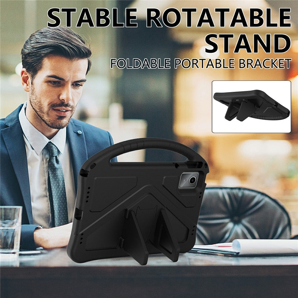 For Lenovo Tab M11 / Xiaoxin Pad 11 2024 Tablet Case with Handle Drop Proof EVA Cover - Black