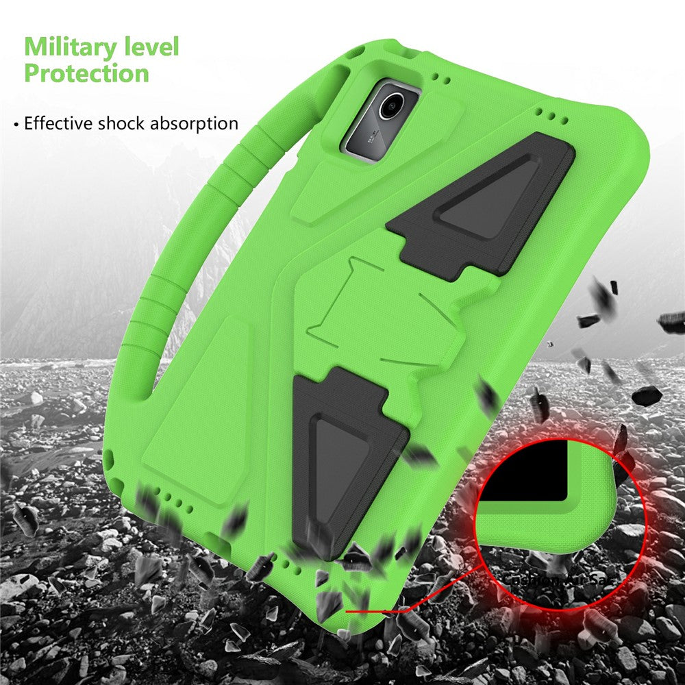 For Lenovo Tab M11 / Xiaoxin Pad 11 2024 Tablet Case with Handle Drop Proof EVA Cover - Green