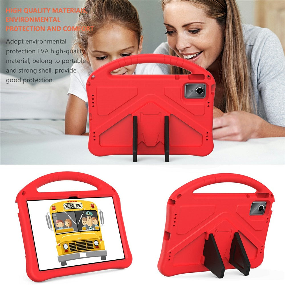 For Lenovo Tab M11 / Xiaoxin Pad 11 2024 Tablet Case with Handle Drop Proof EVA Cover - Red