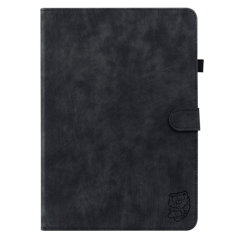 For Lenovo Tab M11 / Xiaoxin Pad 11 2024 Case Card Slots Leather Tablet Cover - Black