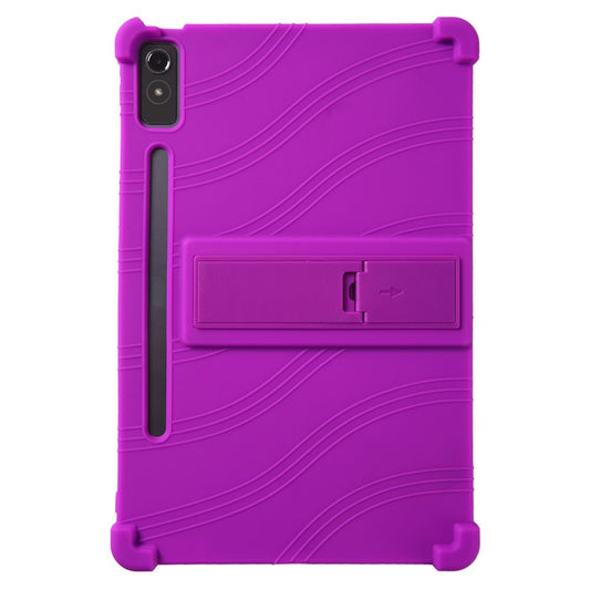 For Lenovo Xiaoxin Pad Pro 12.7 inch Tablet Case Kickstand Protective Cover - Purple