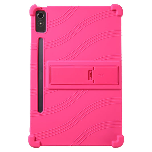 For Lenovo Xiaoxin Pad Pro 12.7 inch Tablet Case Kickstand Protective Cover - Rose