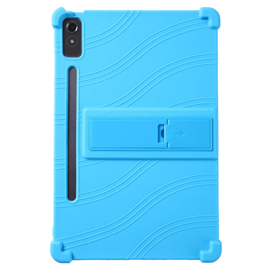 For Lenovo Xiaoxin Pad Pro 12.7 inch Tablet Case Kickstand Protective Cover - Sky Blue