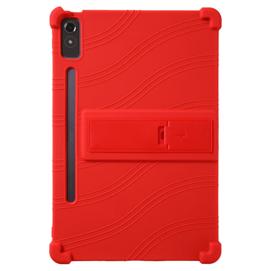 For Lenovo Xiaoxin Pad Pro 12.7 inch Tablet Case Kickstand Protective Cover - Red