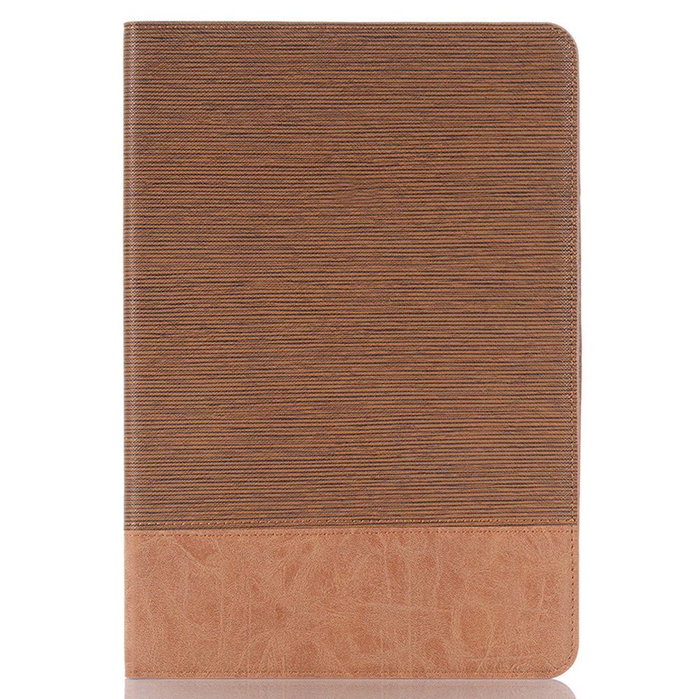 For Samsung Galaxy Tab S9 FE Wallet Case Cross Texture PU Leather Tablet Cover - Yellow