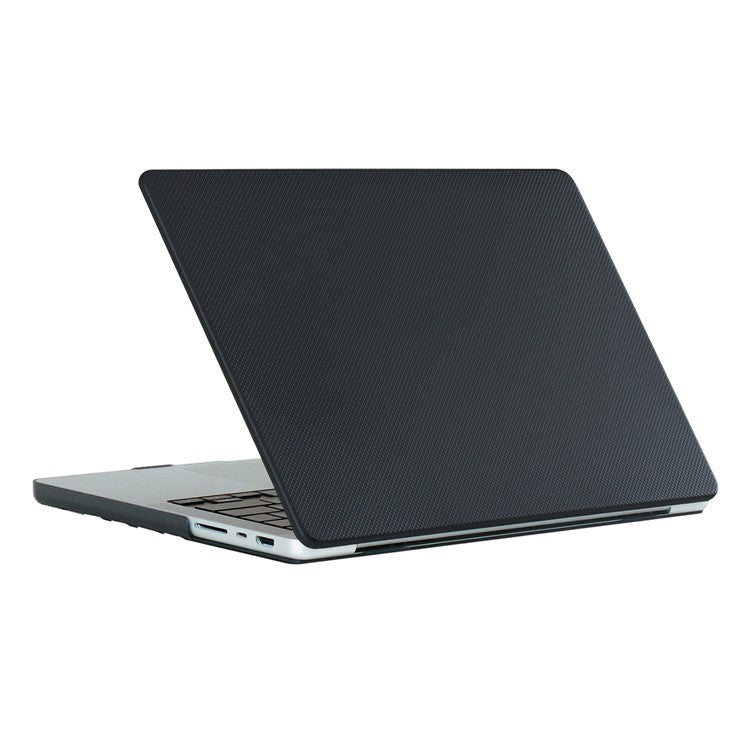 For Macbook Air 15 inch (2025) / (2024) A3114 M3 / (2023) A2941 M2 Case Dot Texture Hard PC Laptop Protector - Black