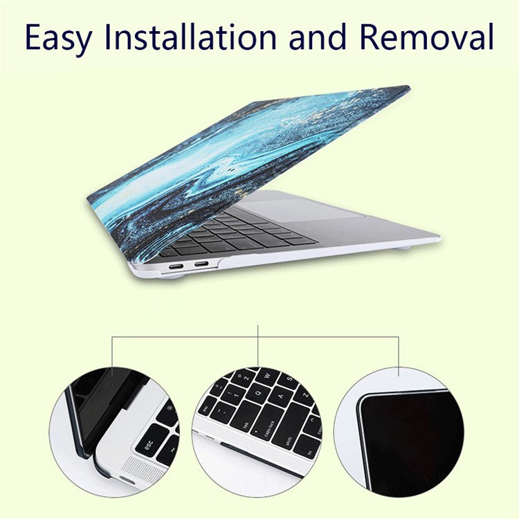 For MacBook Pro 16 inch (2024) M4 A3403 / A3186 / (2021) A2485 / (2023) A2780, A2991 M3 PC Case Shockproof Slim Laptop Cover - DDC-016