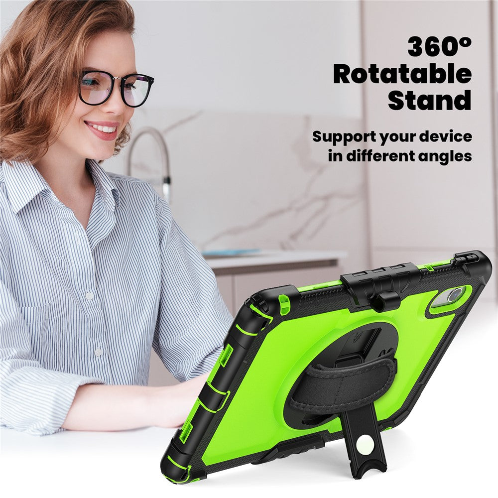 For Lenovo Xiaoxin Pad 11 2025 / 2024 / Idea Tab / K11 Gen 2 / M11 / K11 LTE (2024) Case PC+Silicone Tablet Cover - Yellow-green+Black