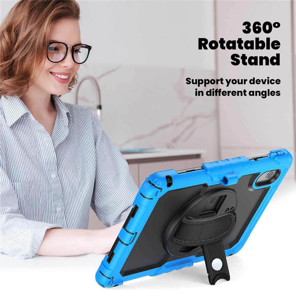 For Lenovo Xiaoxin Pad 11 2025 / 2024 / Idea Tab / K11 Gen 2 / M11 / K11 LTE (2024) Case PC+Silicone Tablet Cover - Black+Blue