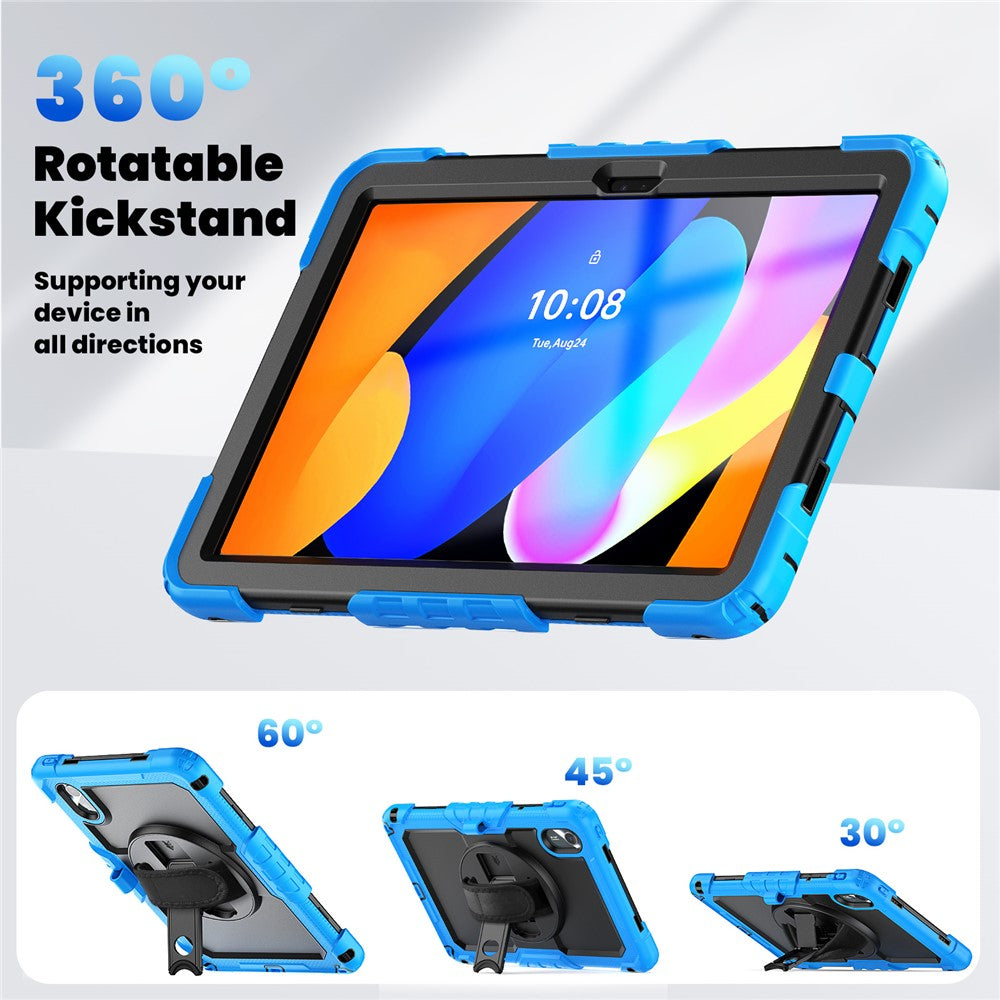 For Lenovo Xiaoxin Pad 11 2025 / 2024 / Idea Tab / K11 Gen 2 / M11 / K11 LTE (2024) Case PC+Silicone Tablet Cover - Black+Blue