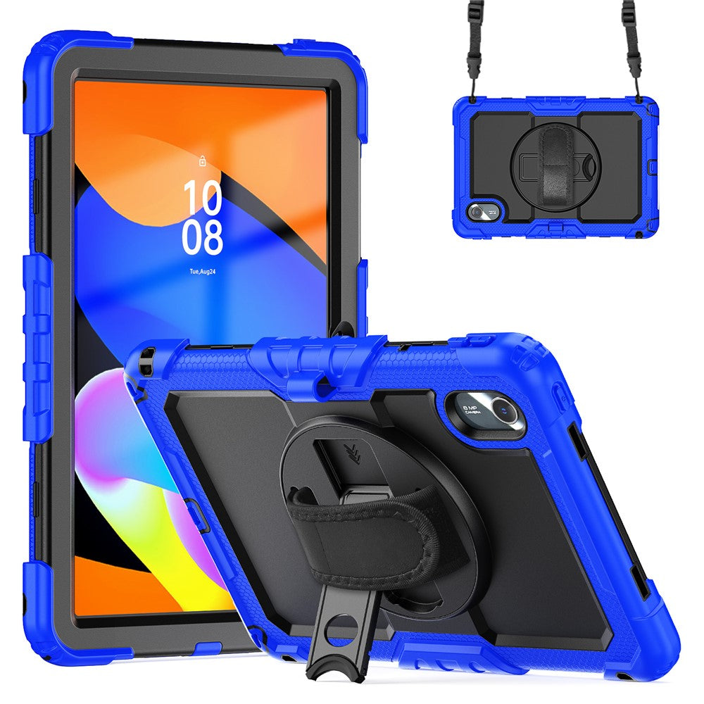 For Lenovo Xiaoxin Pad 11 2025 / 2024 / Idea Tab / K11 Gen 2 / M11 / K11 LTE (2024) Case PC+Silicone Tablet Cover - Black+Dark Blue