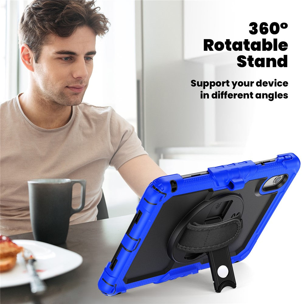 For Lenovo Xiaoxin Pad 11 2025 / 2024 / Idea Tab / K11 Gen 2 / M11 / K11 LTE (2024) Case PC+Silicone Tablet Cover - Black+Dark Blue