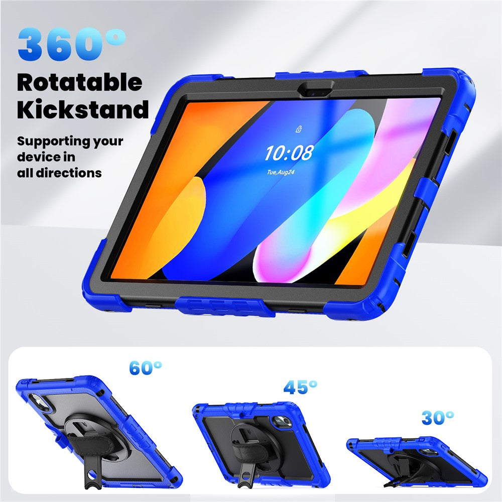 For Lenovo Xiaoxin Pad 11 2025 / 2024 / Idea Tab / K11 Gen 2 / M11 / K11 LTE (2024) Case PC+Silicone Tablet Cover - Black+Dark Blue