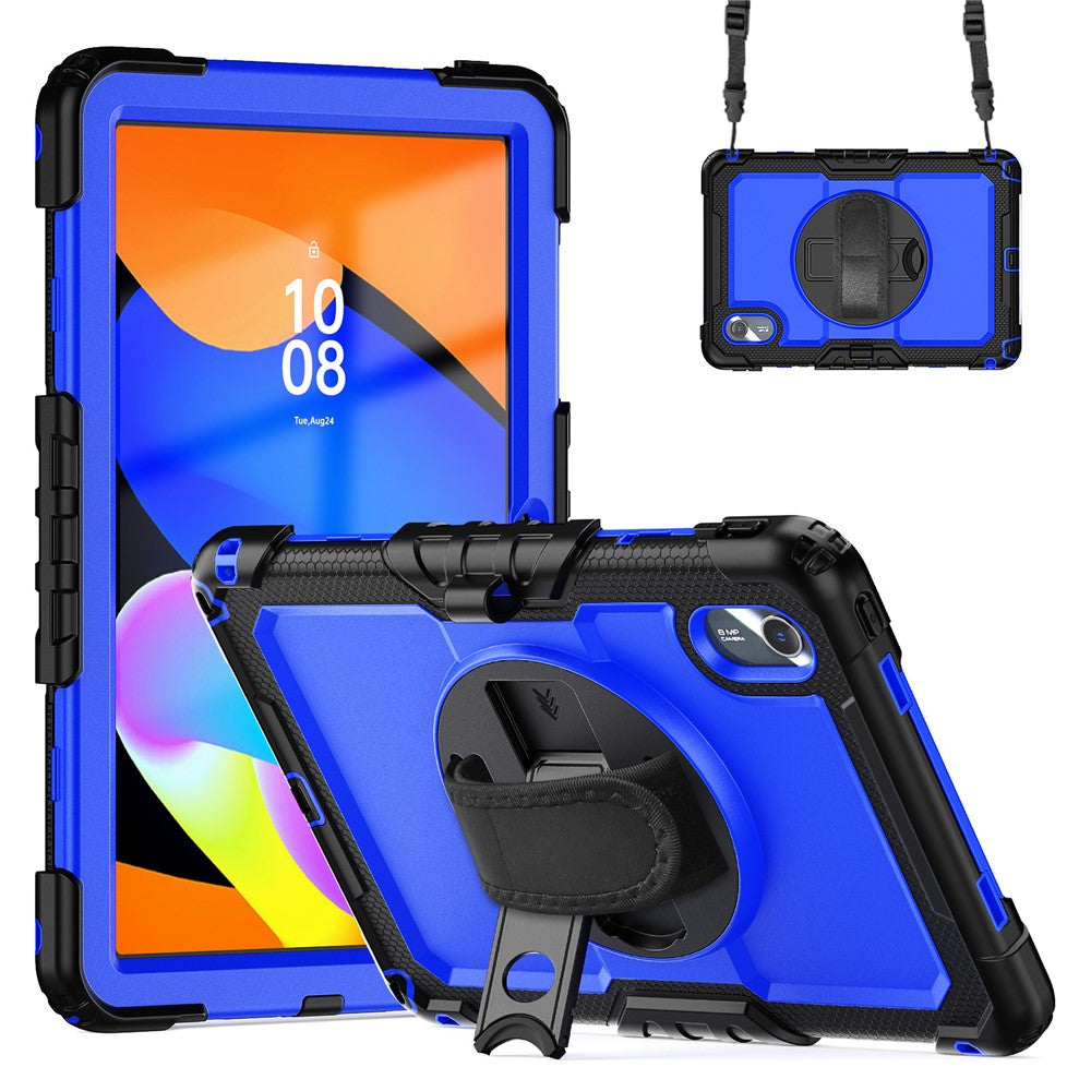 For Lenovo Xiaoxin Pad 11 2025 / 2024 / Idea Tab / K11 Gen 2 / M11 / K11 LTE (2024) Case PC+Silicone Tablet Cover - Dark Blue+Black