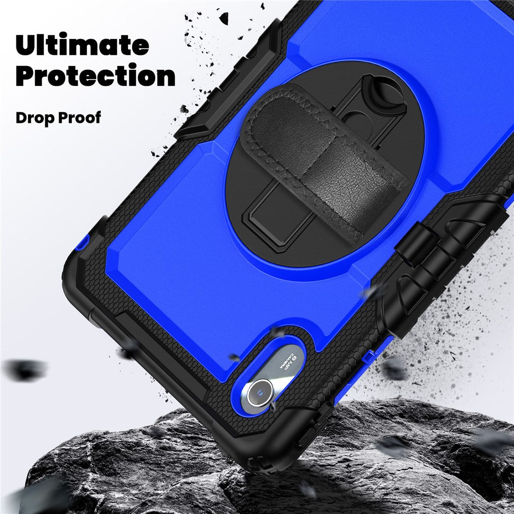 For Lenovo Xiaoxin Pad 11 2025 / 2024 / Idea Tab / K11 Gen 2 / M11 / K11 LTE (2024) Case PC+Silicone Tablet Cover - Dark Blue+Black