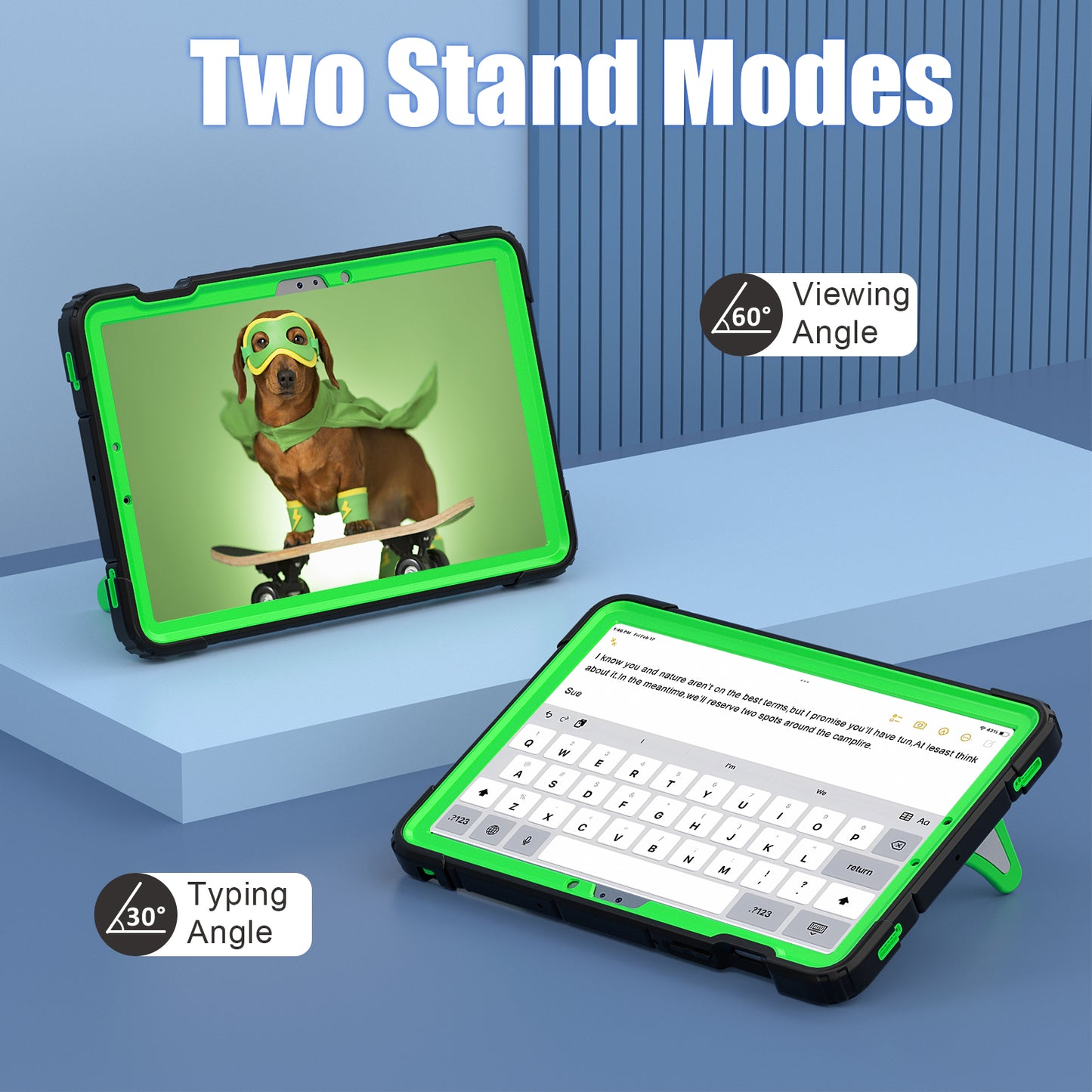 For Samsung Galaxy Tab S7 / S8 / S9 SM-X710 / S9 FE Case Spider Web Silicone+PC Rugged Protective Cover - Black+Green