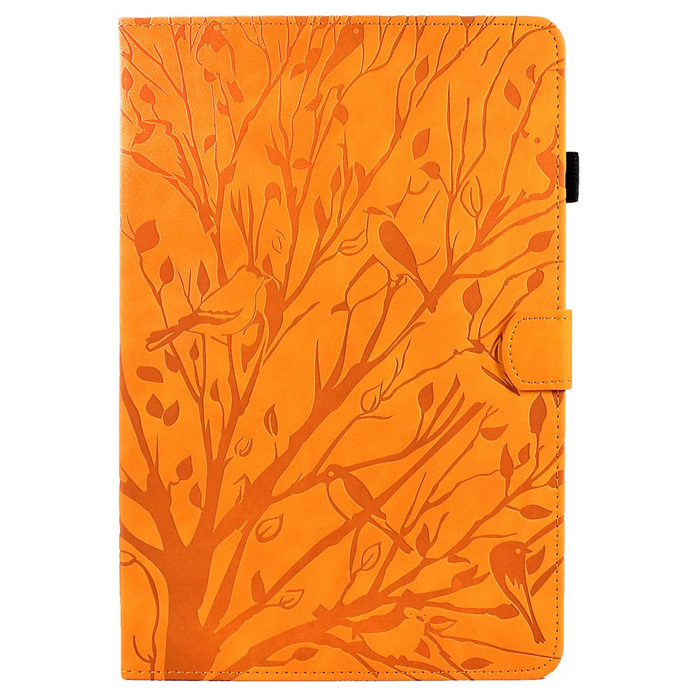 A7 For Lenovo Tab M11 / Xiaoxin Pad 11 2024 Case Solid Color Auto Wake / Sleep Tablet Stand Cover - Khaki