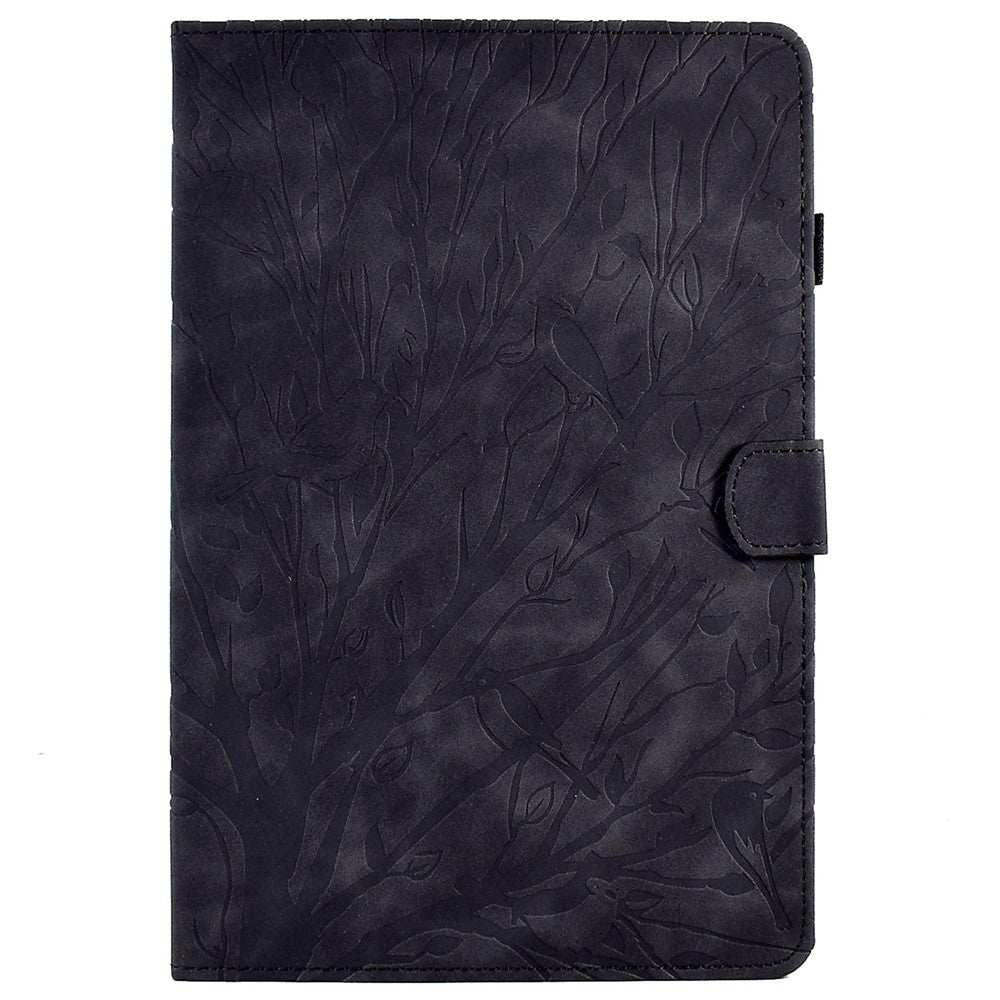 A7 For Lenovo Tab M11 / Xiaoxin Pad 11 2024 Case Solid Color Auto Wake / Sleep Tablet Stand Cover - Black