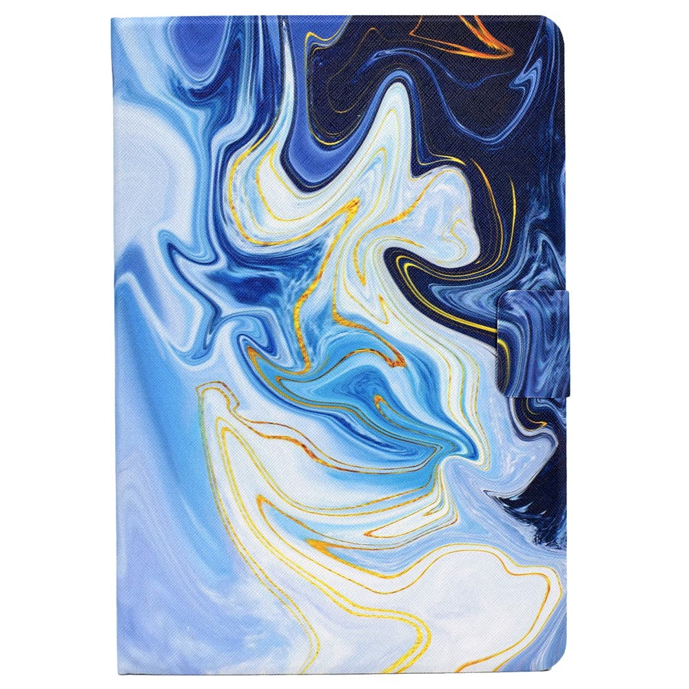 For Lenovo Tab M11 / Xiaoxin Pad 11 2024 Case Stand Pattern Printed Tablet Shell - Blue Marble