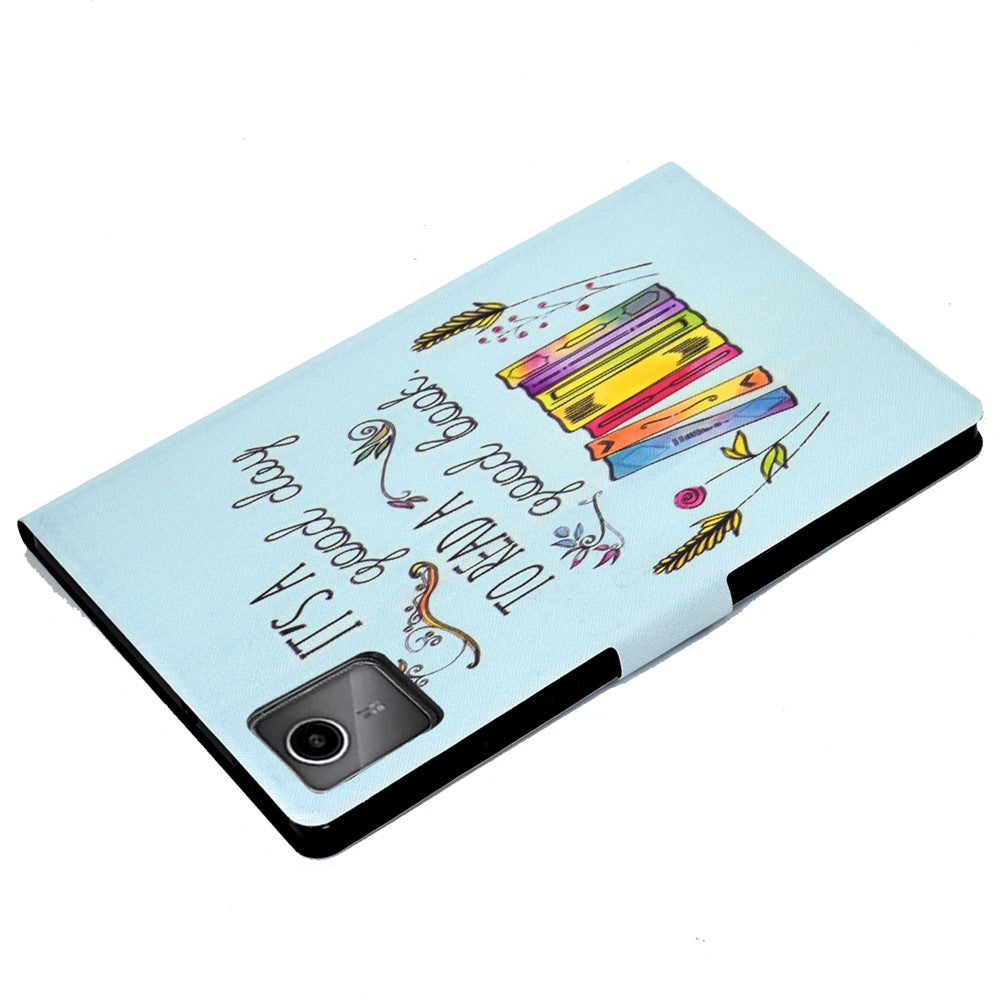 For Lenovo Tab M11 / Xiaoxin Pad 11 2024 Case Stand Pattern Printed Tablet Shell - Colorful Book