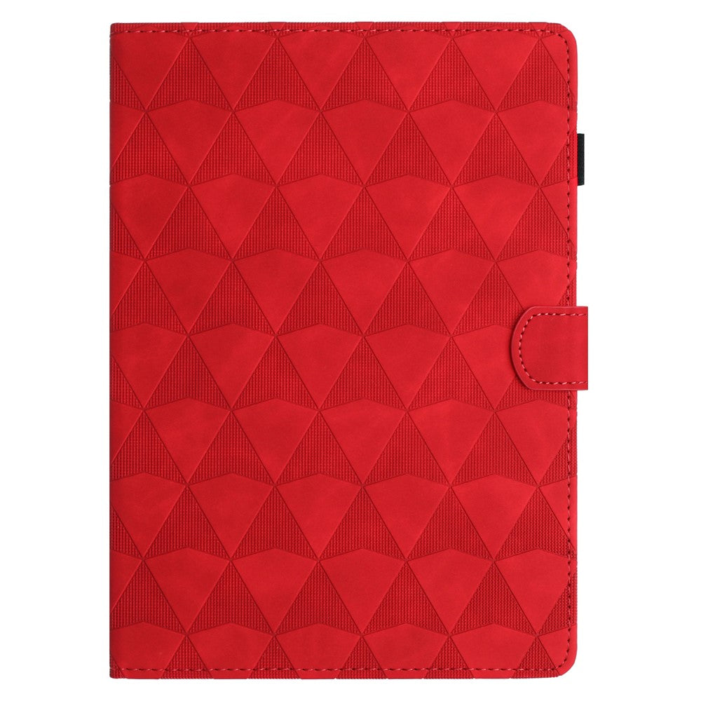 For Lenovo Tab M11 / Xiaoxin Pad 11 2024 Case Leather Stand Flip Tablet Cover with Card Holder - Red