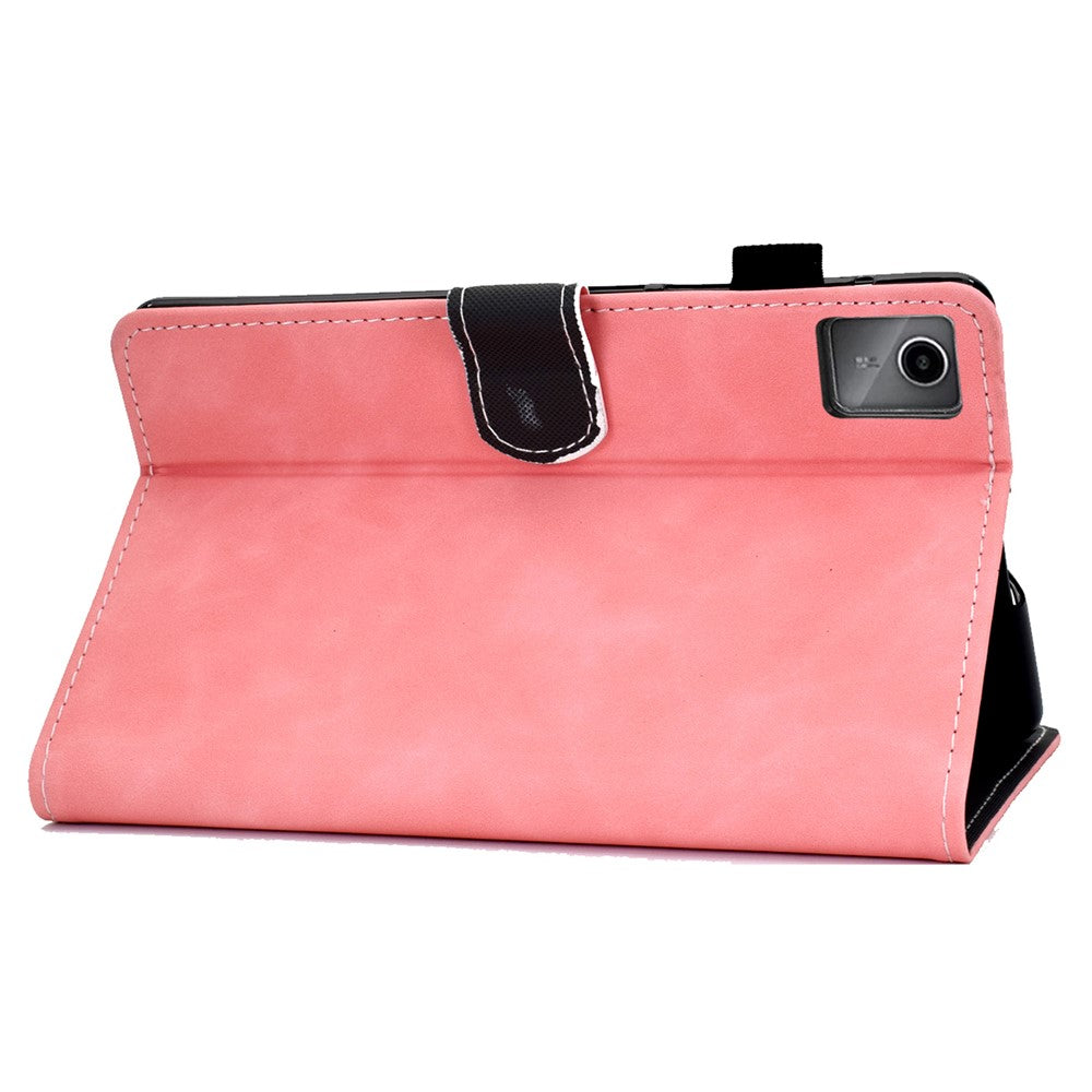 For Lenovo Tab M11 / Xiaoxin Pad 11 2024 Tablet Cover Shockproof Leather Card Holder Stand Case - Pink