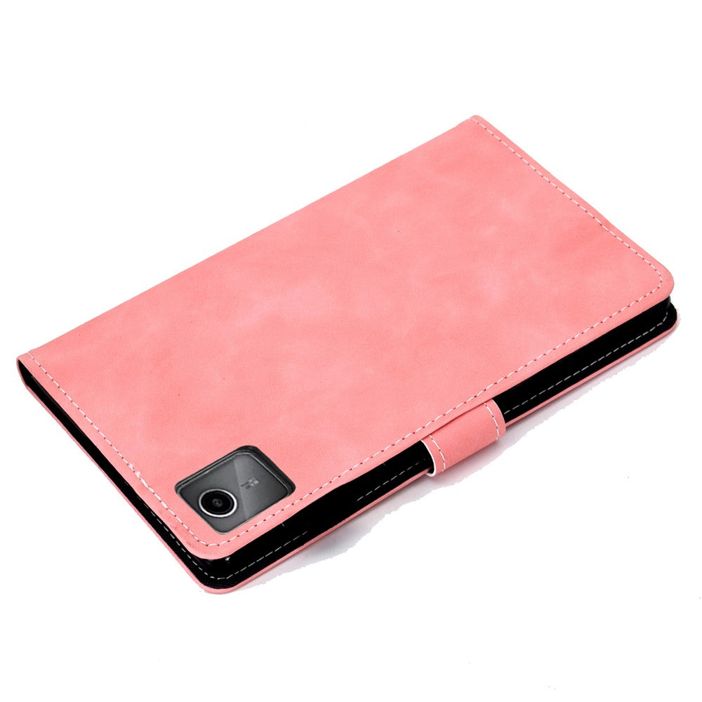 For Lenovo Tab M11 / Xiaoxin Pad 11 2024 Tablet Cover Shockproof Leather Card Holder Stand Case - Pink