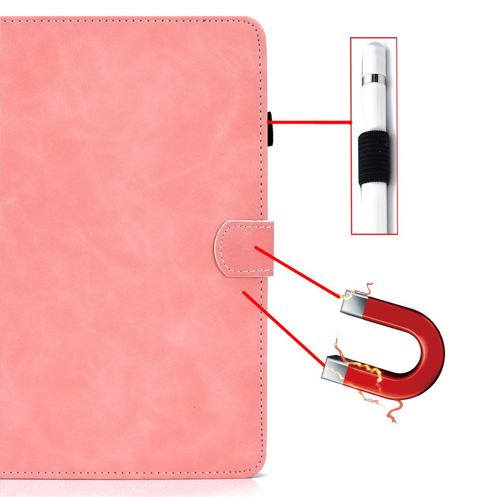 For Lenovo Tab M11 / Xiaoxin Pad 11 2024 Tablet Cover Shockproof Leather Card Holder Stand Case - Pink