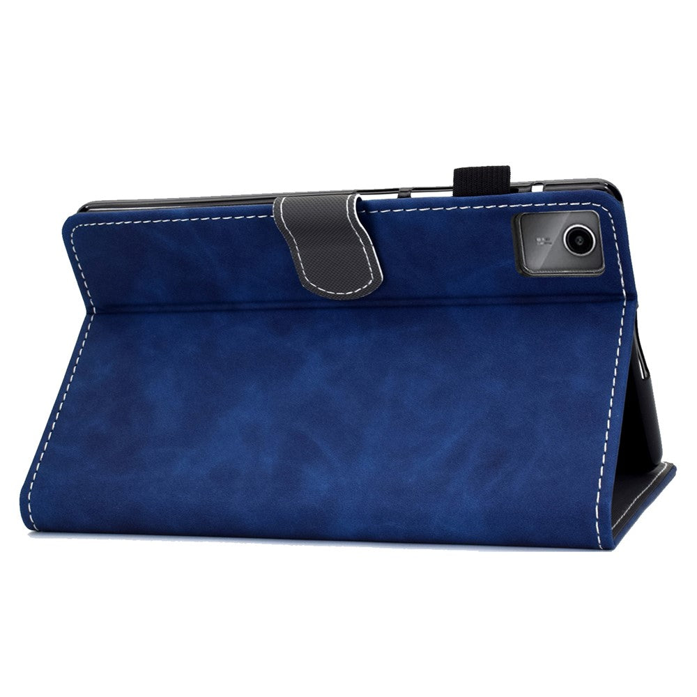 For Lenovo Tab M11 / Xiaoxin Pad 11 2024 Tablet Cover Shockproof Leather Card Holder Stand Case - Blue